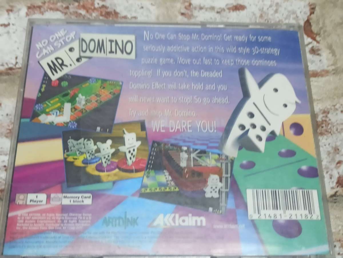 No One Can Stop Mr. Domino : PS1 NTSC