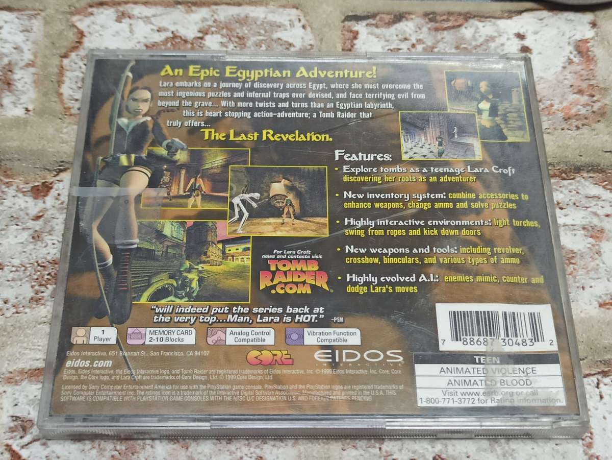 Tomb Raider The Last Revelation : PS1 NTSC (Pre-owned)