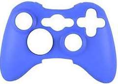 Xbox 360 Silicone Control Skin Blue : Xbox 360 (New)