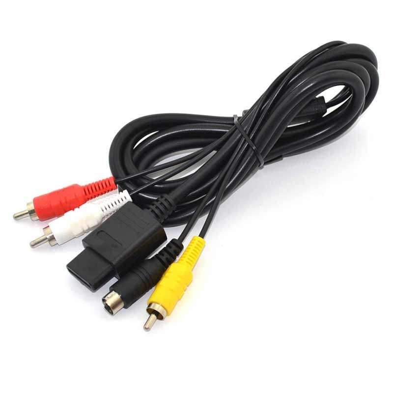 SNES/N64/Gamecube AV/S Video Visual Cable : Retro (New)