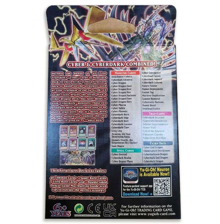 YuGiOh - Structure Deck Cyber Strike Unlimited edition : (New)