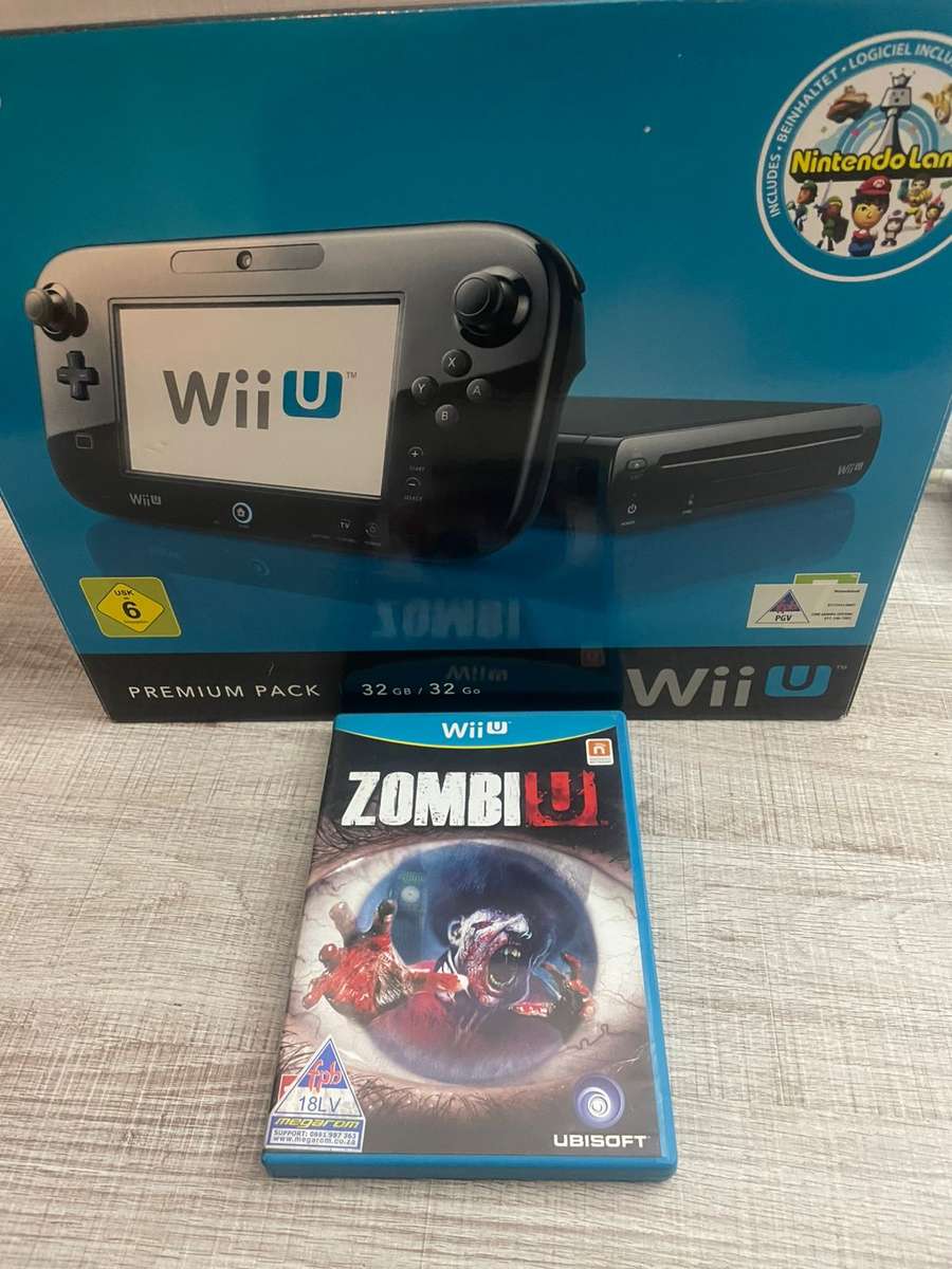 Nintendo Wii U Console - Black Premium Pack  - (New)