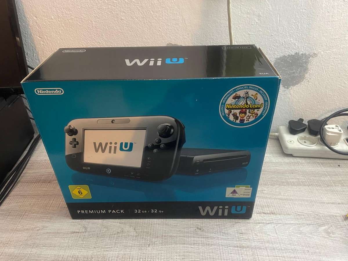 Nintendo Wii U Console - Black Premium Pack  - (New)