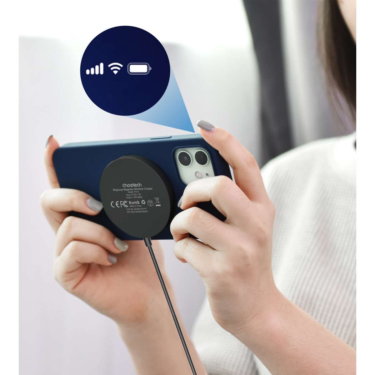 15W Magsafe Magnetic Wireless Fast Charger for Apple Series