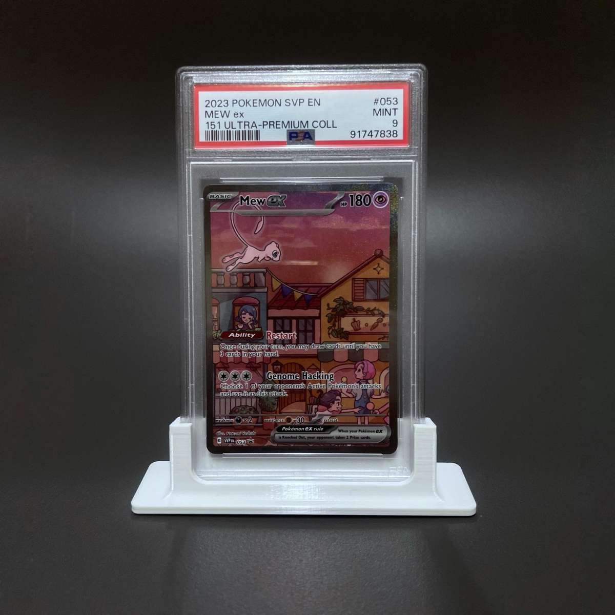 PSA Graded Card Stand - 3D Printed White