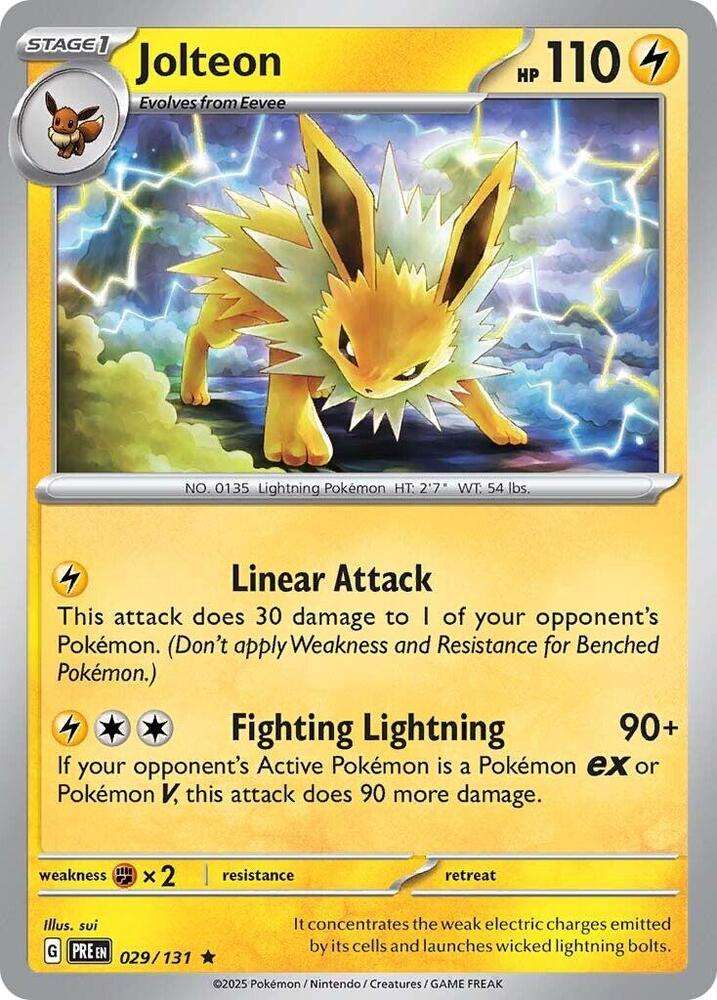 Jolteon 029/131 - Pokemon Prismatic Evolutions