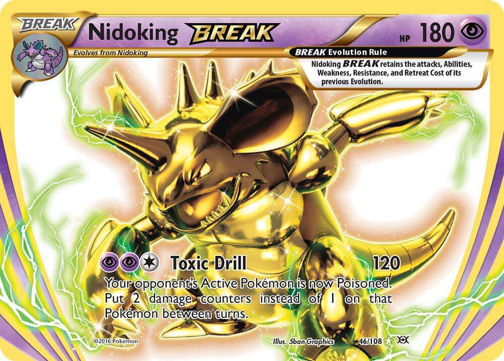 Nidoking BREAK 46/108 - Pokemon XY Evolutions