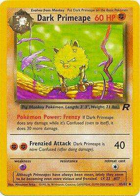 Dark Primeape 43/82 - Pokemon Team Rocket (LP)