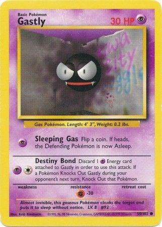 Gastly 50/102 - Pokemon Base Set (HP)