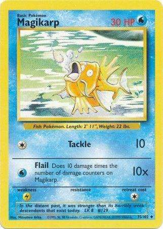 Magikarp 35/102 - Pokemon Base Set (LP)