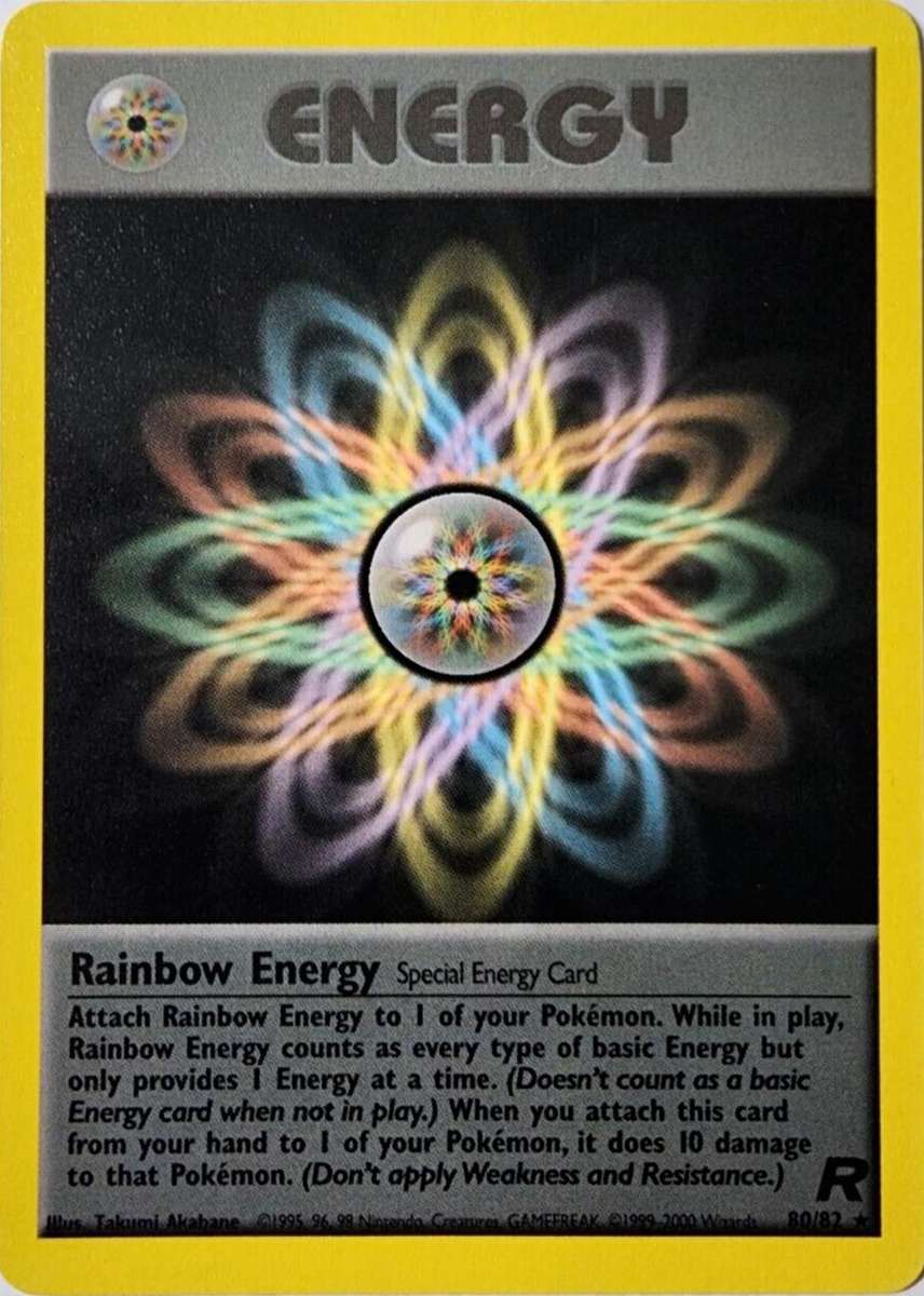 Rainbow Energy 80/82 - Pokemon Team Rocket (LP)