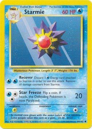 Starmie 64/102 - Pokemon Base Set (DMG)