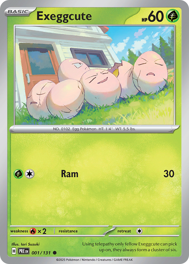 Exeggcute 1/131 - Pokemon Prismatic Evolutions