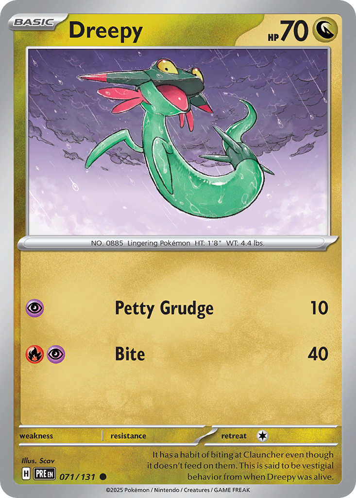 Dreepy 71/131 - Pokemon Prismatic Evolutions