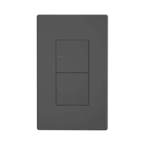 Sonoff MATTER M5 Smart Wall Switch - Available in 1/2/3 Channel (Dark Grey) 2 Gang