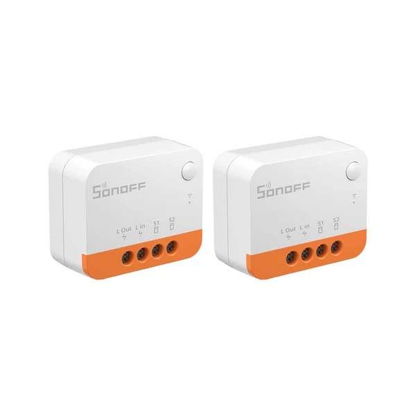SONOFF ZBMINI-L2 - Extreme Zigbee Smart Switch (No Neutral Required) - 2 Pack