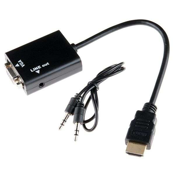 HDMI to VGA with Audio Adapter