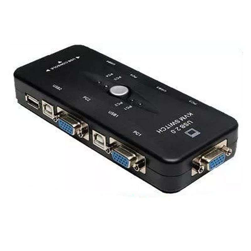 BACKORDER - 4 Port KVM Switch