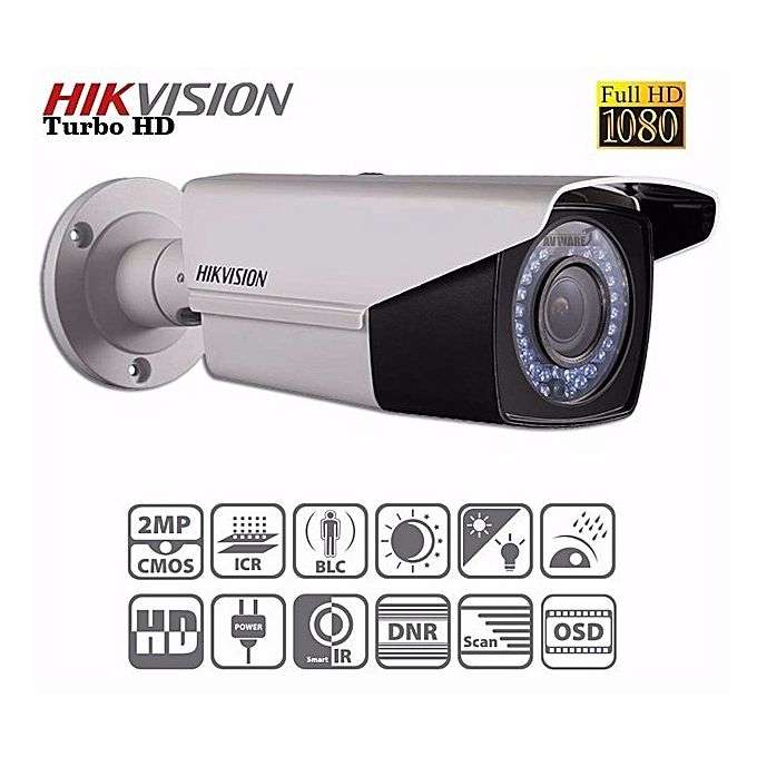 Hikvision 1080P Bullet Camera VERI FOCAL 2mp Analogue - 2.8mm-12mm (40m IR) - Hikvision