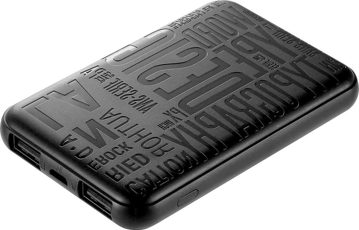 Ultra Link UL-PB560B 5000mAh Power Bank Macaroon Series - Black - Ultra Link