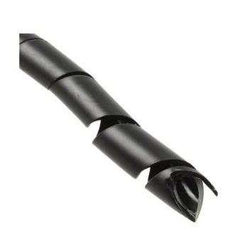 Hellermann 3NFPBK Spiral Binding Small 12mm Black - price per meter - Hellermann
