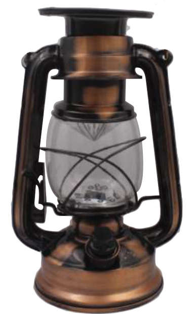 ACDC SP-CPL13A Solar Lantern Antique Brass C/W USB - ACDC Dynamics