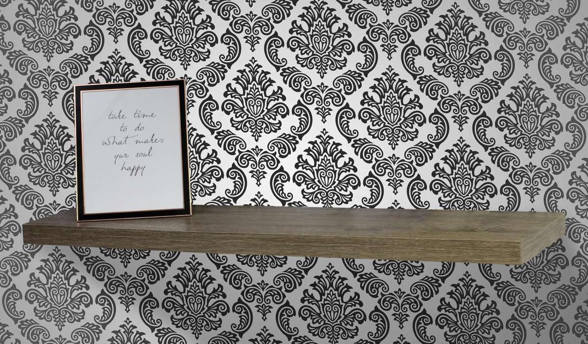 Juno Shelves - Floating Large - Wood Wash - Fine Living