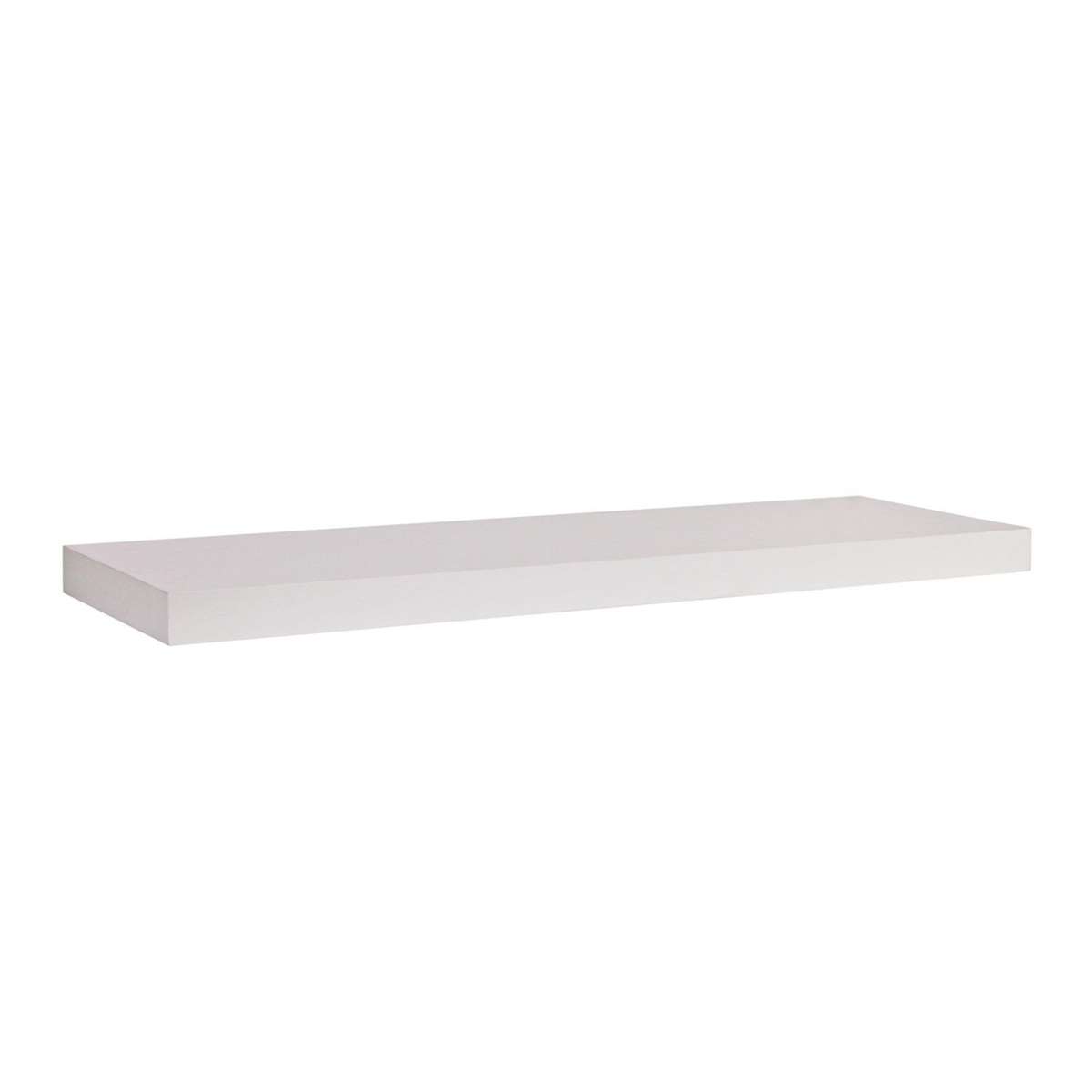 Juno Shelves - Floating Medium - White Wood Grain - Fine Living