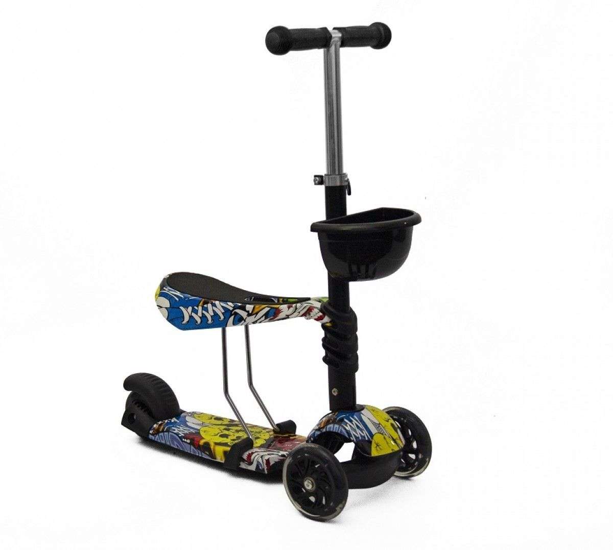 Kids 3-in-1 Scooter - Graffiti