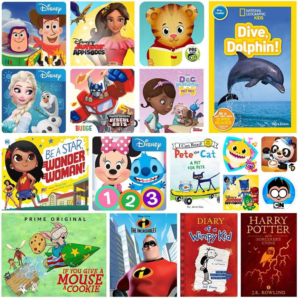 All-New AMAZON Fire 7 Kids Edition Tablet (9th Gen) 7" Display - 16GB with Kid-Proof Case - Kindle