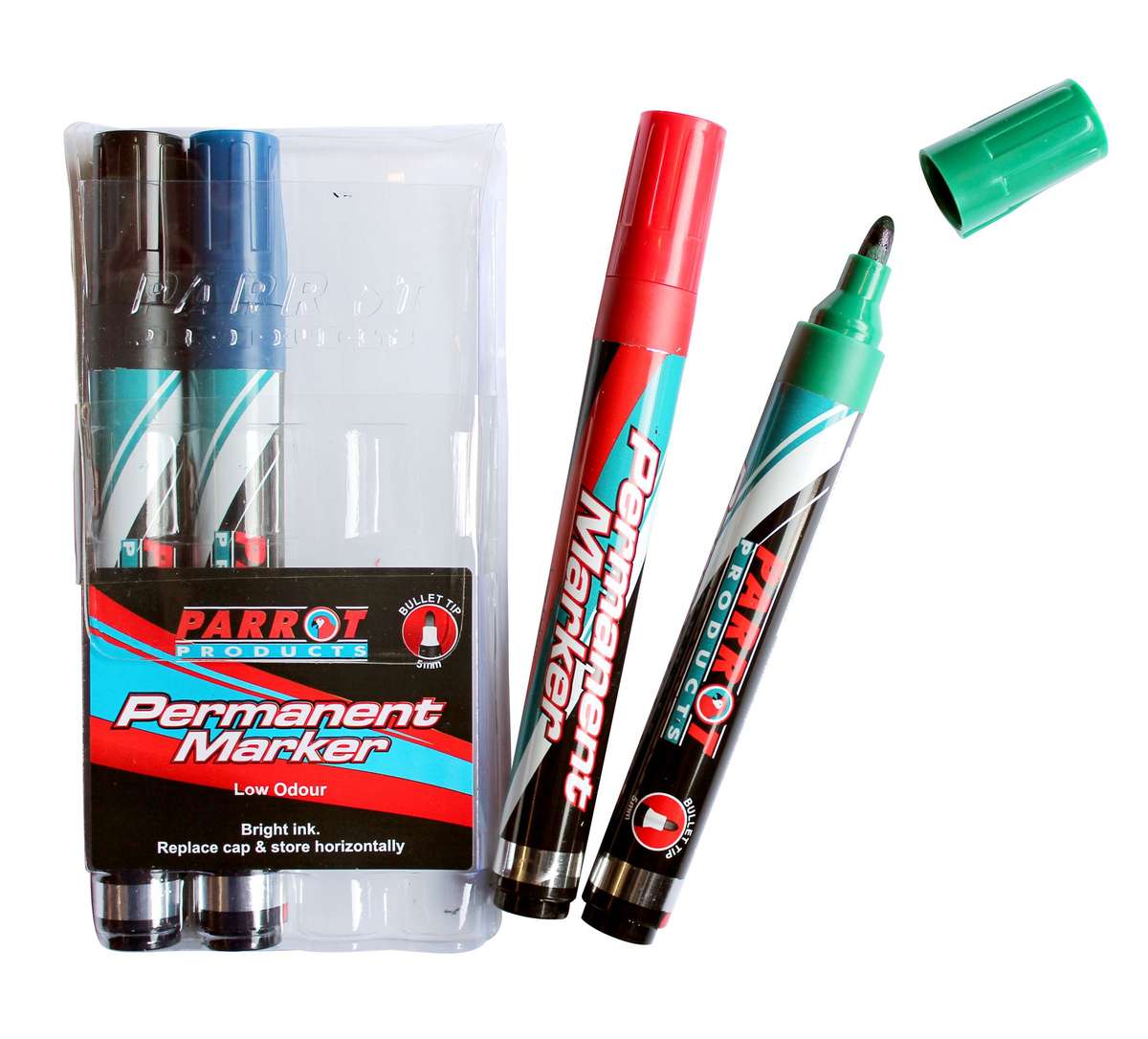 PARROT MARKER PERMANENT BULLET POUCH 4 - Parrot 0.10kg