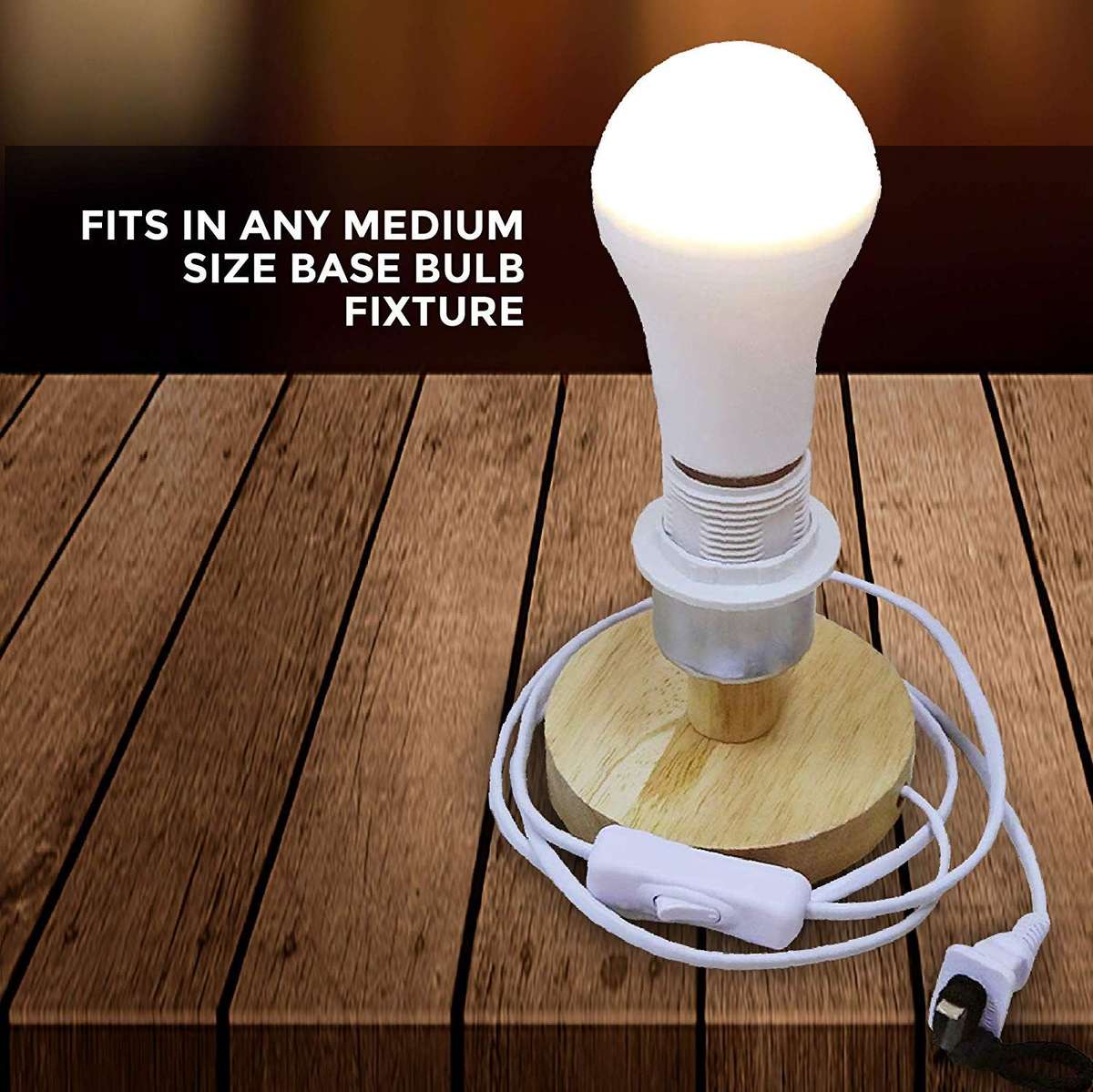 Emergency Smart  LED Light Bulb with Rechargeable Battery Back-up (Lasts up to 3-4 Hours) - 9W