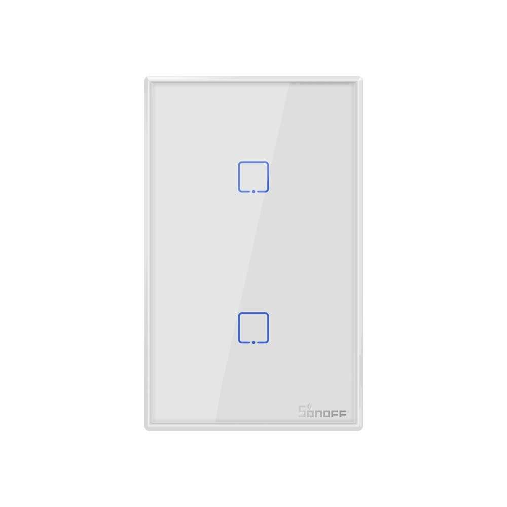 SONOFF TX T0 WiFi Smart Light Switch - 2 Gang (Requires Neutral Wire) - 0.18g