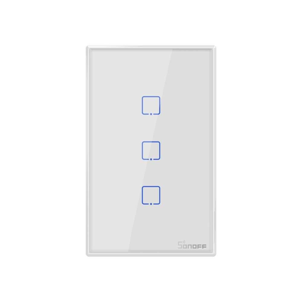 SONOFF TX T2 WiFi Smart Light Switch - 3 Gang (Requires Neutral Wire) - 0.20g