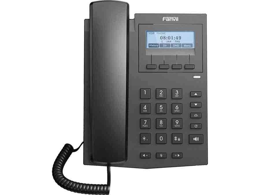 Fanvil 2SIP Entry Level VoIP Phone with PSU - Fanvil