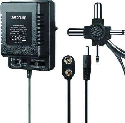 Astrum AD100 AC-DC 3-12 V 1000mA 6 Port Universal Adapter - Black - Astrum