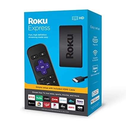 Roku Express HD Streaming Media Player 2019 - 3930R - 268g