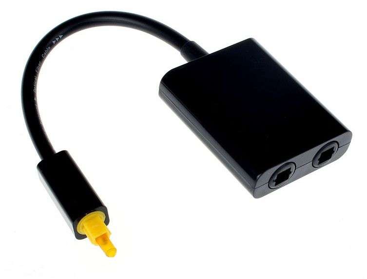 Optical SPDIF Cable Splitter Adapter - Microworld
