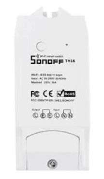 BACKORDER - Sonoff TH16 WiFi Smart Switch - Temperature and Humidity Monitoring (sensor sold separat