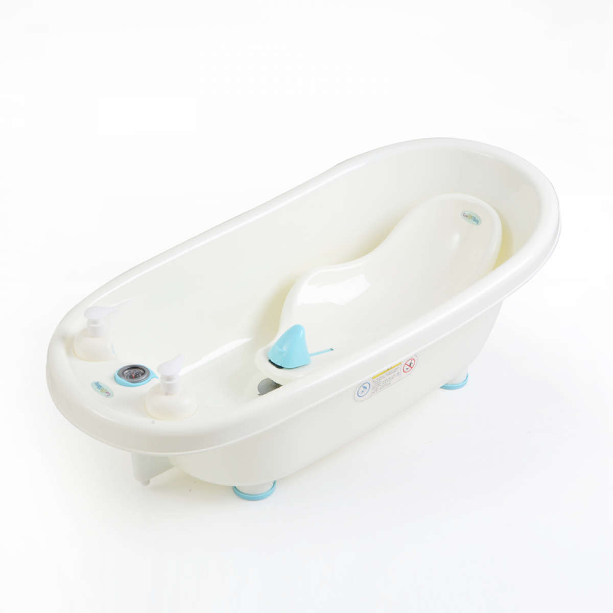 Nuovo Baby Bath With Temperature Sensor - Pink - Calasca