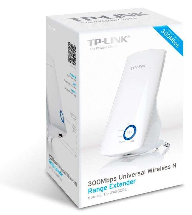TP-LINK 300Mbps Wireless N Wall Plugged Range Extender, Atheros, 2T2R, 2.4GHz, 802.11n/g/b, Ranger