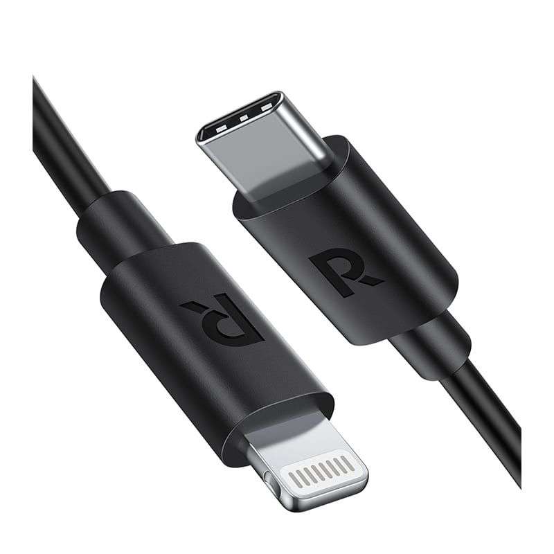 Ravpower USB-C to Lightning 1m Cable - Black - RAVPower