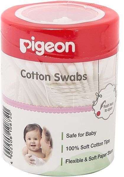 Pigeon Cotton Buds Boxed 100pcs - Pigeon