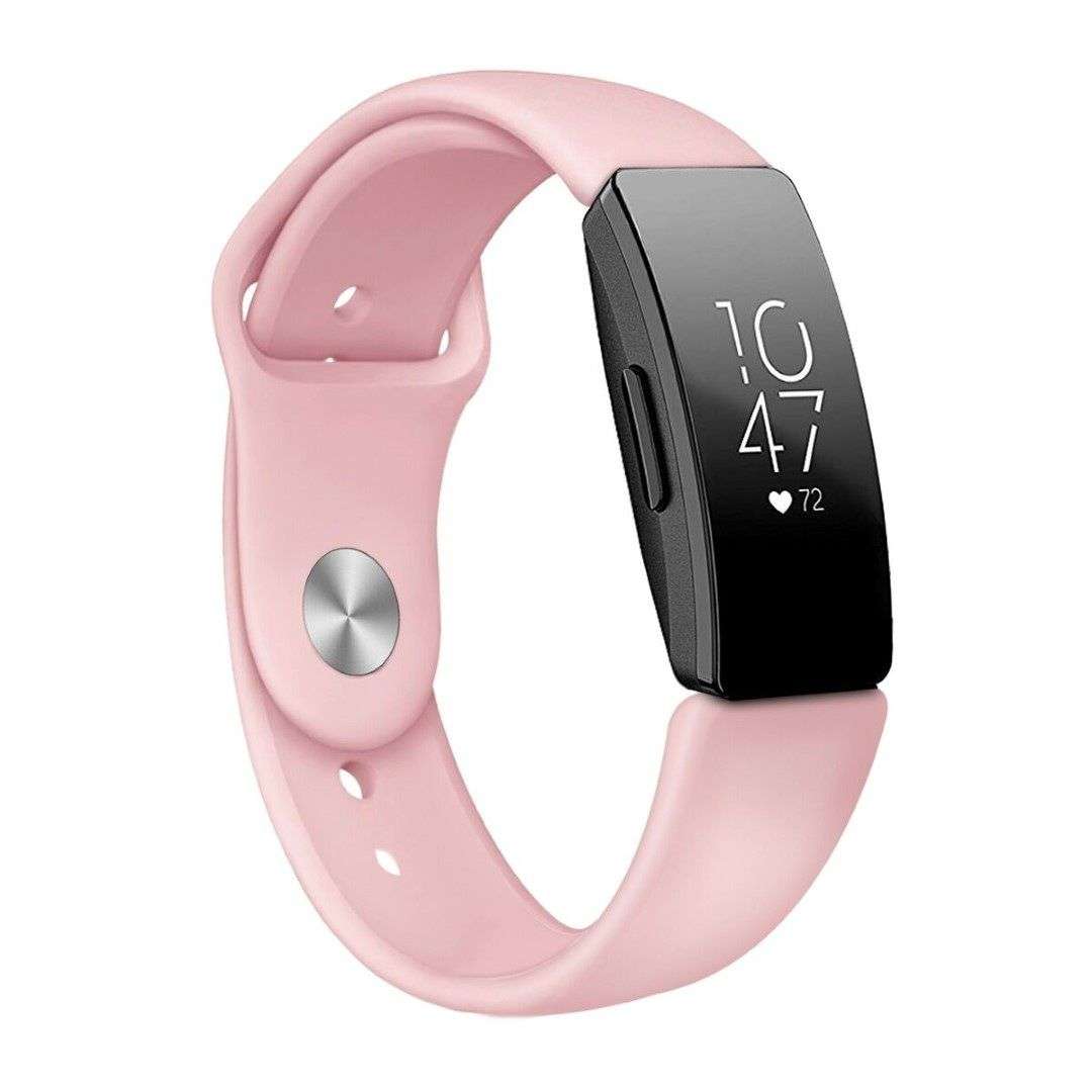 Tuff-Luv A6_87 Silicone Strap for Fitbit Inspire / Inspire HR - SMALL - Pink - Tuff-Luv