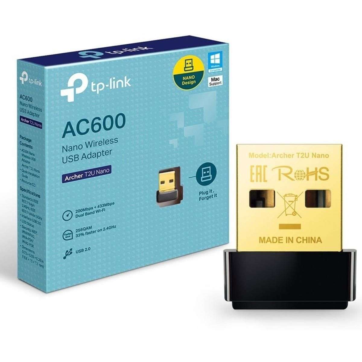 TP-Link AC600 Nano Wireless USB Adapter - TP-LINK