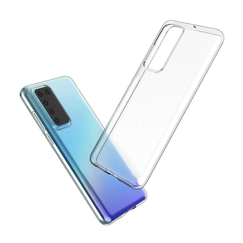 Tuff-Luv Protective Clear Gel Case for  Huawei P40 Lite - Clear - Tuff-Luv