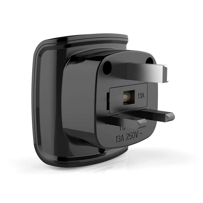 South Africa Female to British / UK Male (Type G to Type M) Travel Adapter
