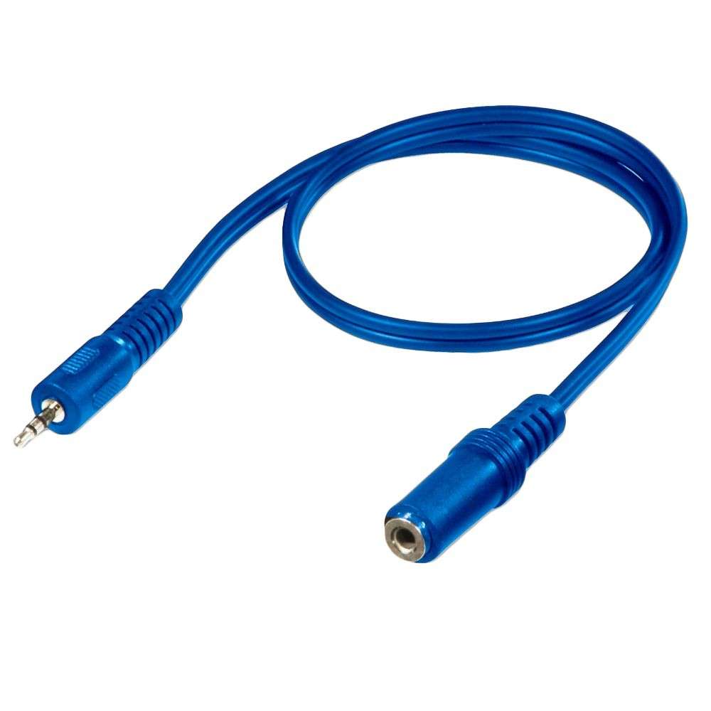 Astrum 1.5m 3.5mm Aux Extension Cable - Blue - Astrum