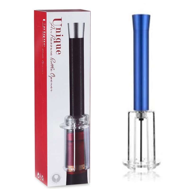 Air Cork Screw Wine Bottle Opener Red