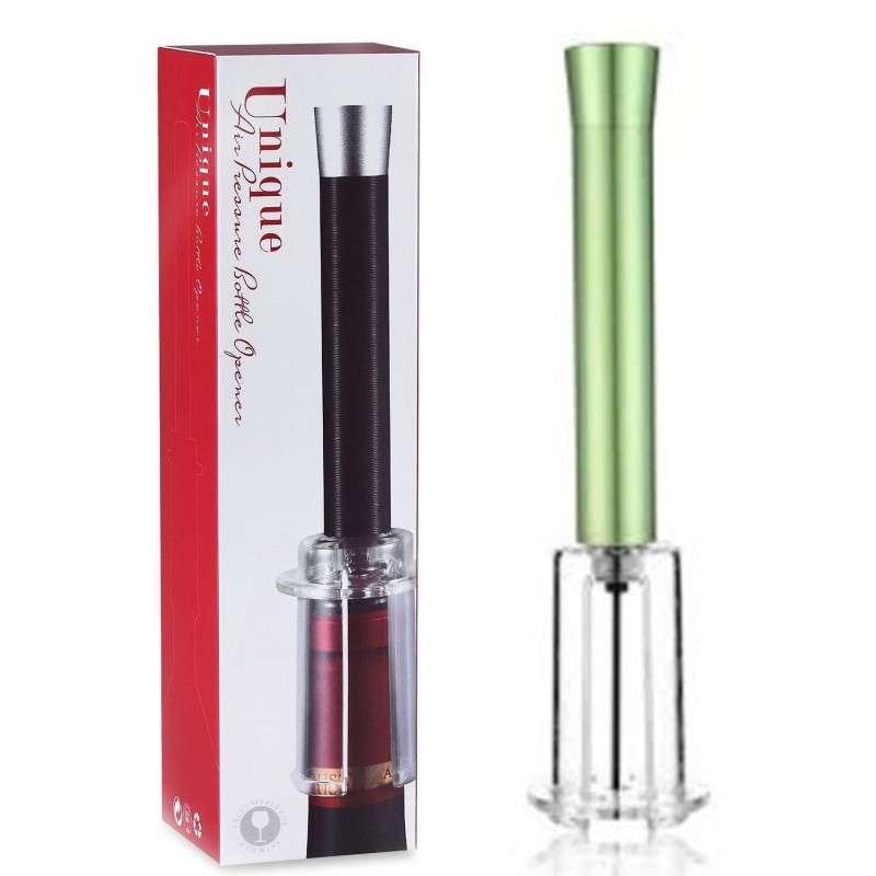 Air Cork Screw Wine Bottle Opener Red